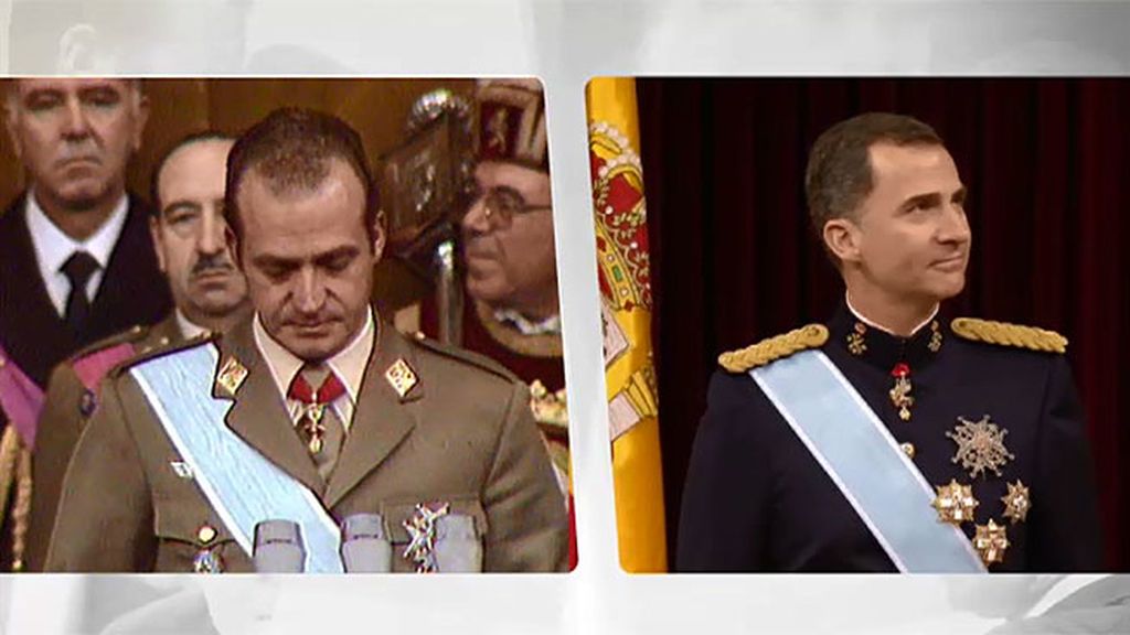 Las diferencias entre la coronación de Don Juan Carlos y la de Don Felipe