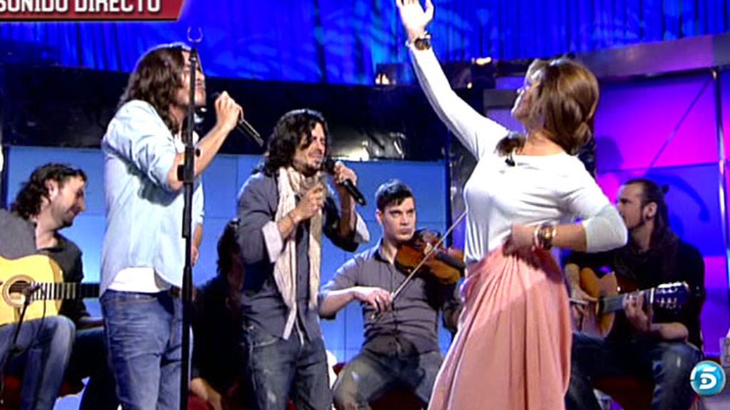 Raquel Bollo baila con Macarines