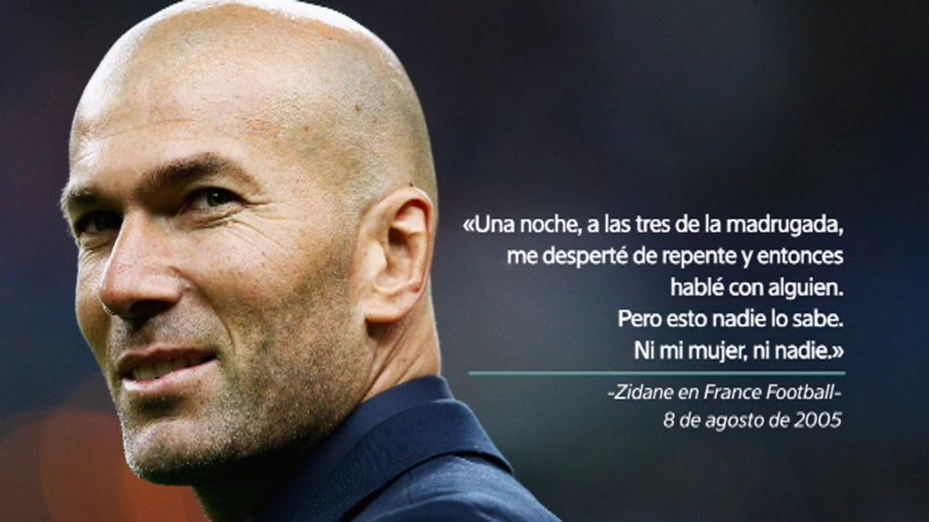 Zinedine Zidane volvió a la selección francesa tras una visión “mística e irracional”