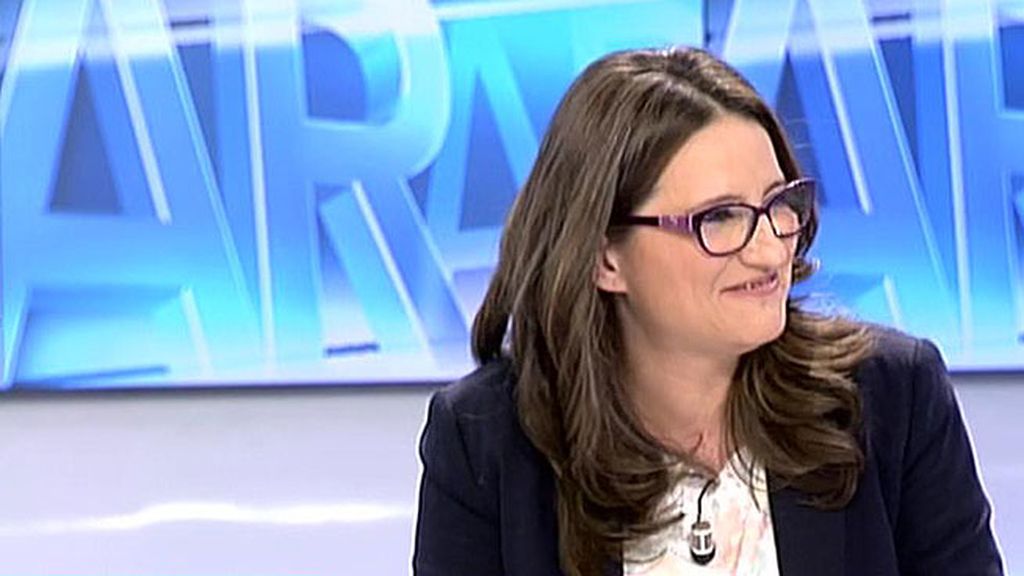 Mónica Oltra: "Me presento para ser Presidenta pero si tengo que barrer el Palau lo haré con mucho garbo"