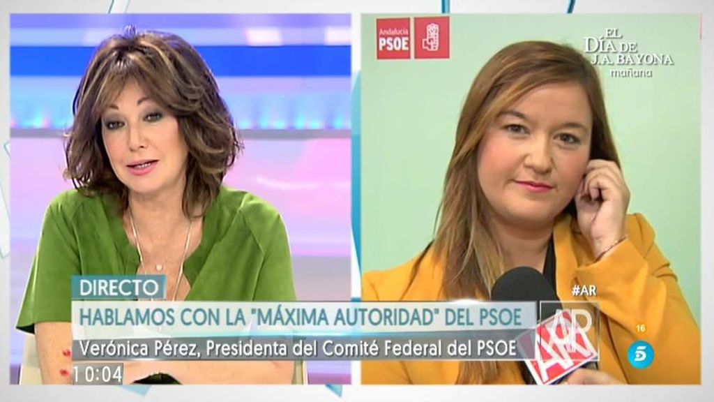 La entrevista íntegra a Verónica Pérez, la 'máxima autoridad' del PSOE