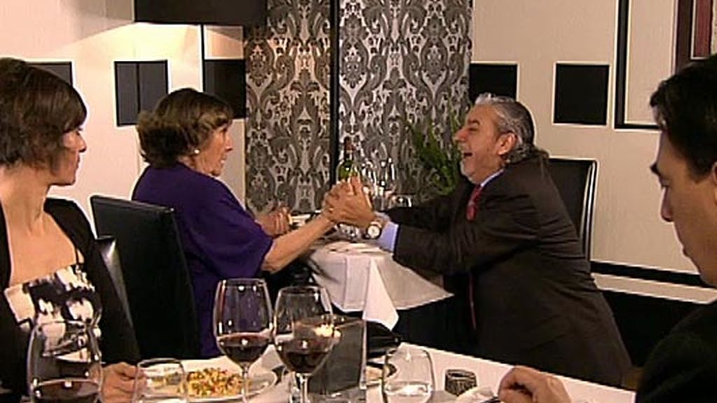 La cita romántica de Vicente y Justi