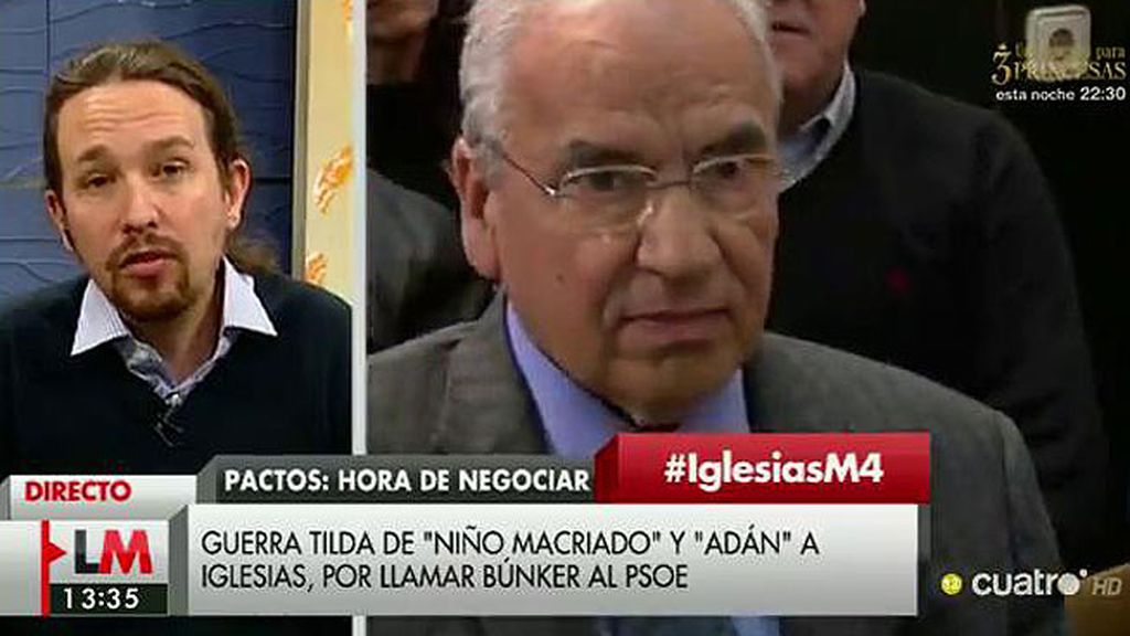Iglesias, de Guerra: "Le tendrían que dar un Goya por su papel en 'Parque Jurásico"