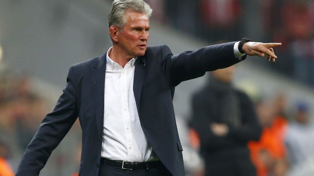 El entrenador del Bayern de Múnich, Jupp Heynckes