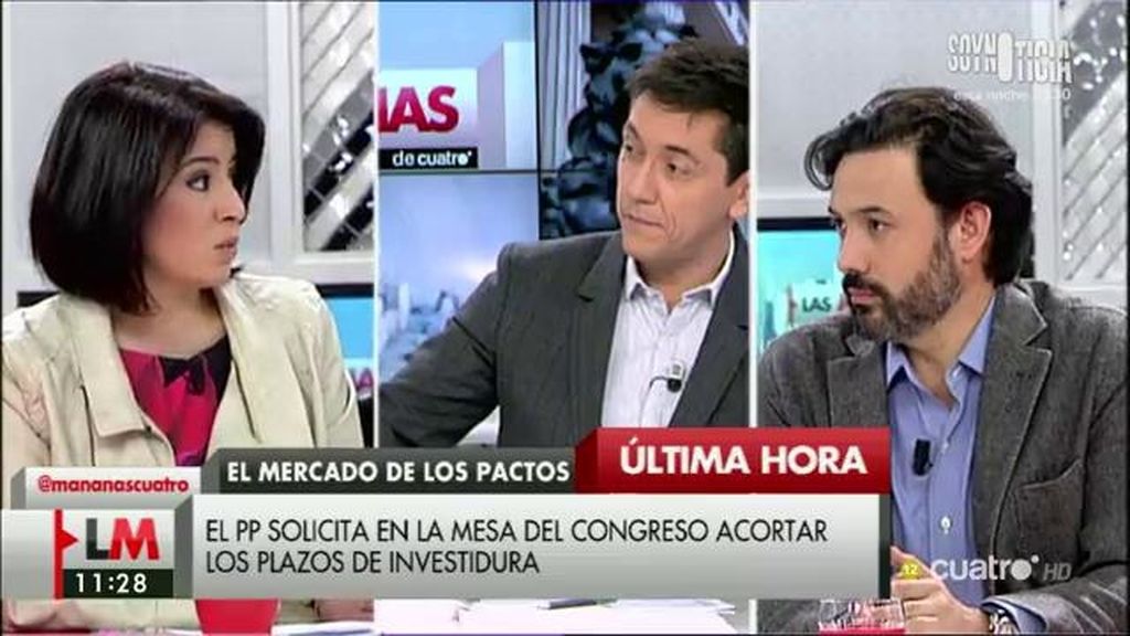 A. Lastra (PSOE): "Estas prisas pretenden bombardear un posible acuerdo de gobierno"