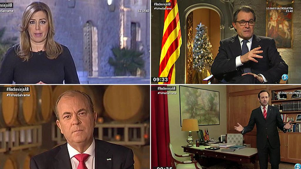 Los presidentes autonómicos hacen balance de 2014 en sus discursos