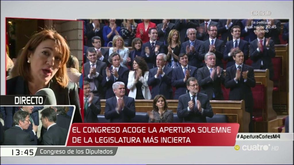 Soraya Rodríguez: “En el PSOE no interpretamos las palabras del monarca”