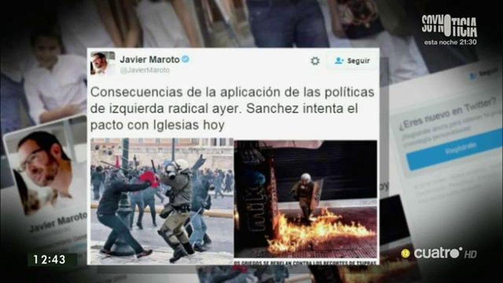 Javier Maroto, en Twitter: “Consecuencias de la aplicación de las políticas de izquierda radical”