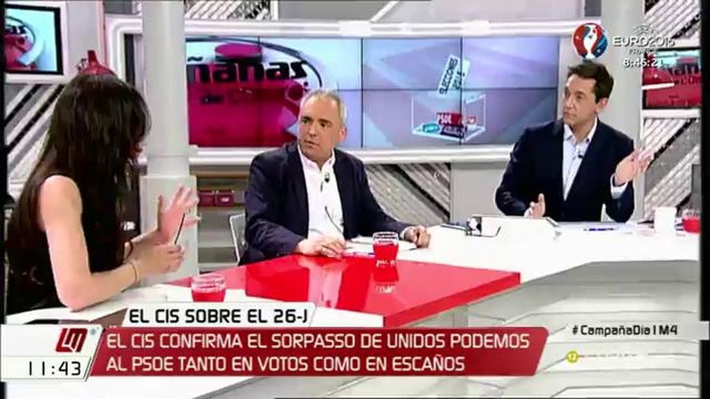 Rafael Simancas, a Sol Sánchez: "Rajoy es presidente del Gobierno por tu voto, el de Garzón y el de Iglesias"