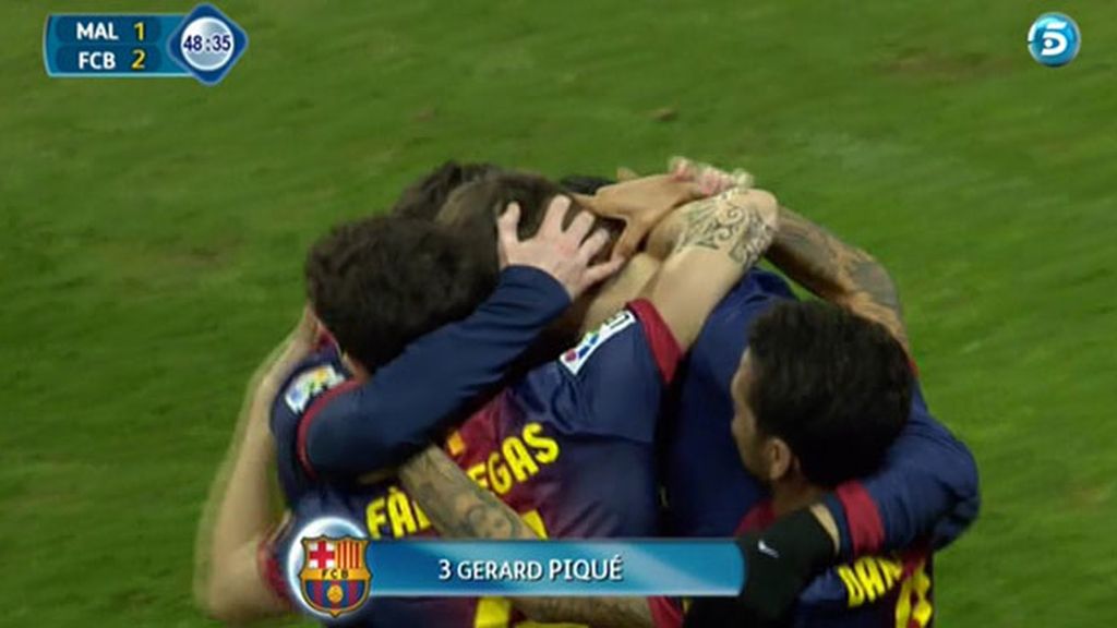 El primer gol de 'papá Piqué'