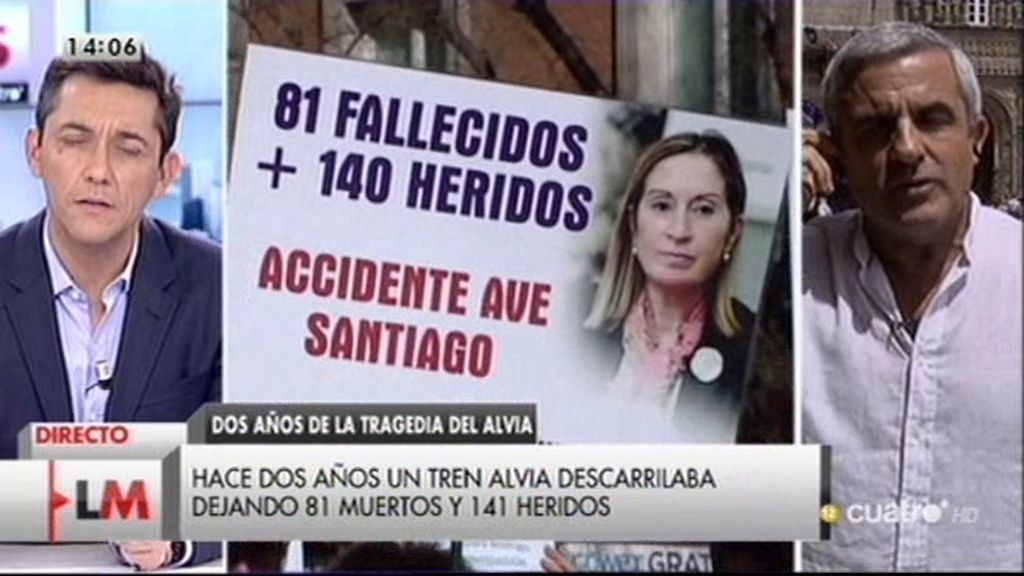 Víctima del Alvia: “La instrucción está estancada y las aseguradoras no pagan”