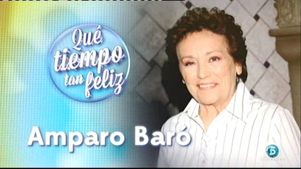 Conmoción entre los actores tras la muerte de Amparo Baró