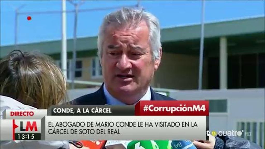 El abogado de Mario Conde: “Me ha asegurado que ese dinero no tiene origen en Banesto”