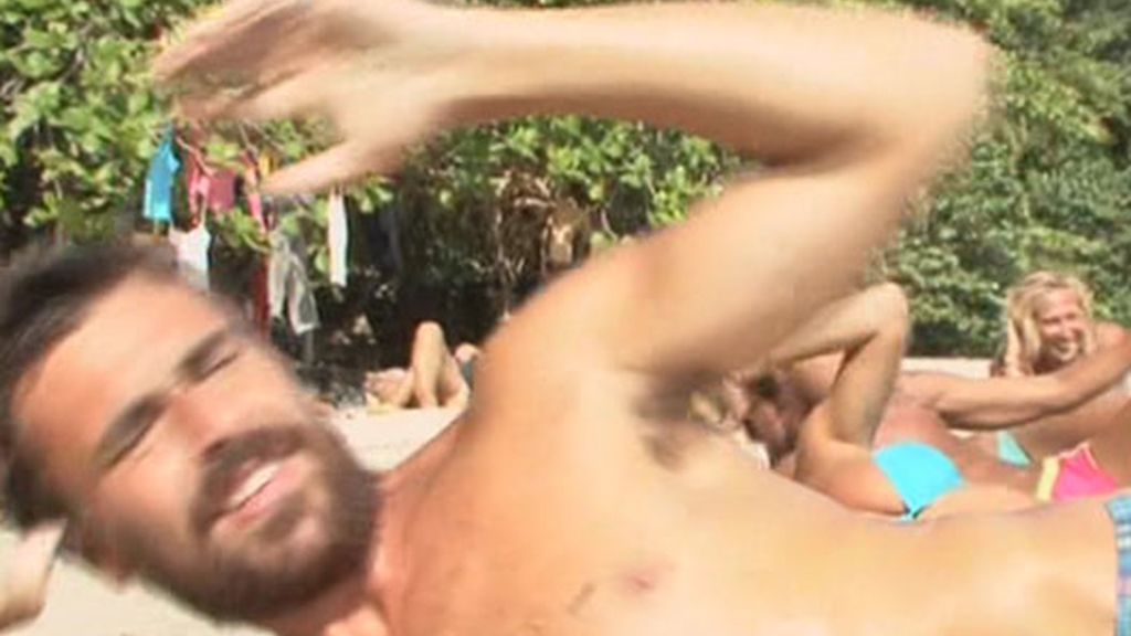 Gimnasia en Playa Uva