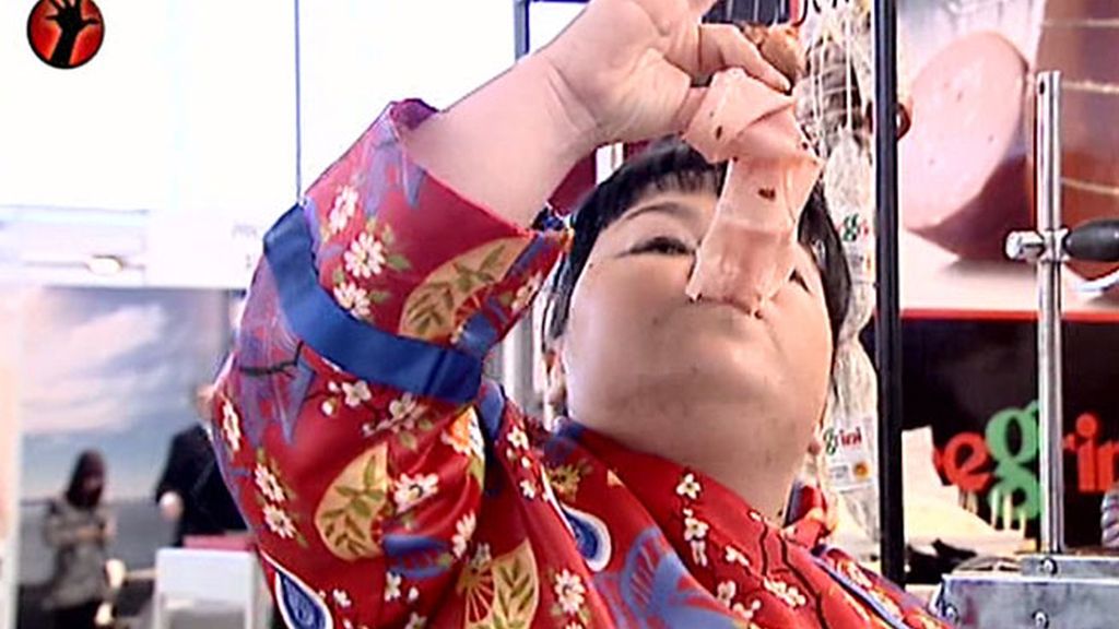 La reportera disfruta de las delicias del Madrid Fusión