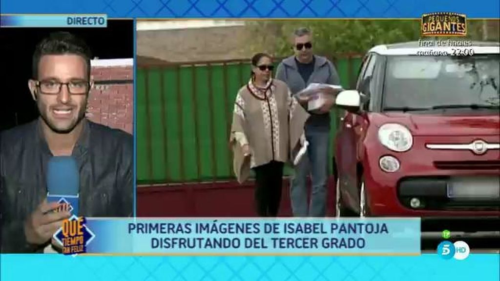 Primeras imágenes de I. Pantoja en libertad: "Lo siguiente es la libertad condicional"