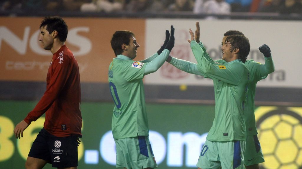 Osasuna-Barça, en imágenes