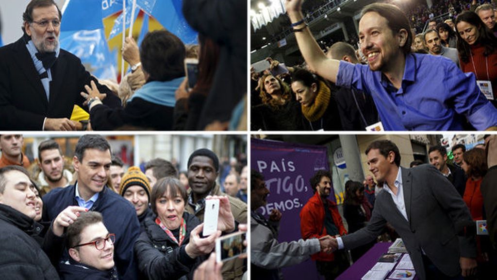 Las 10 provincias donde PP, PSOE, Podemos y Ciudadanos se la juegan