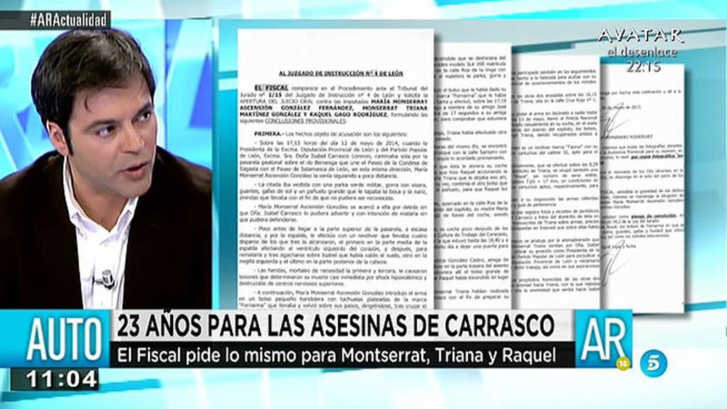 Ángel Moya analiza el escrito del fiscal en el caso de Isabel Carrasco