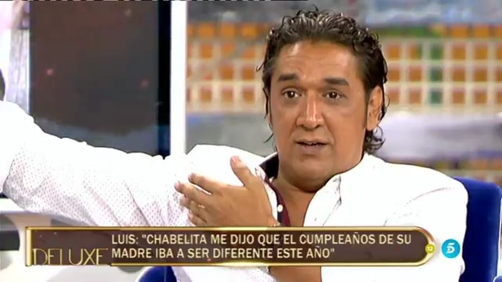 Luis Amaya: "Chabelita me ha dicho que el cumpleaños va a ser diferente…sin payasos"