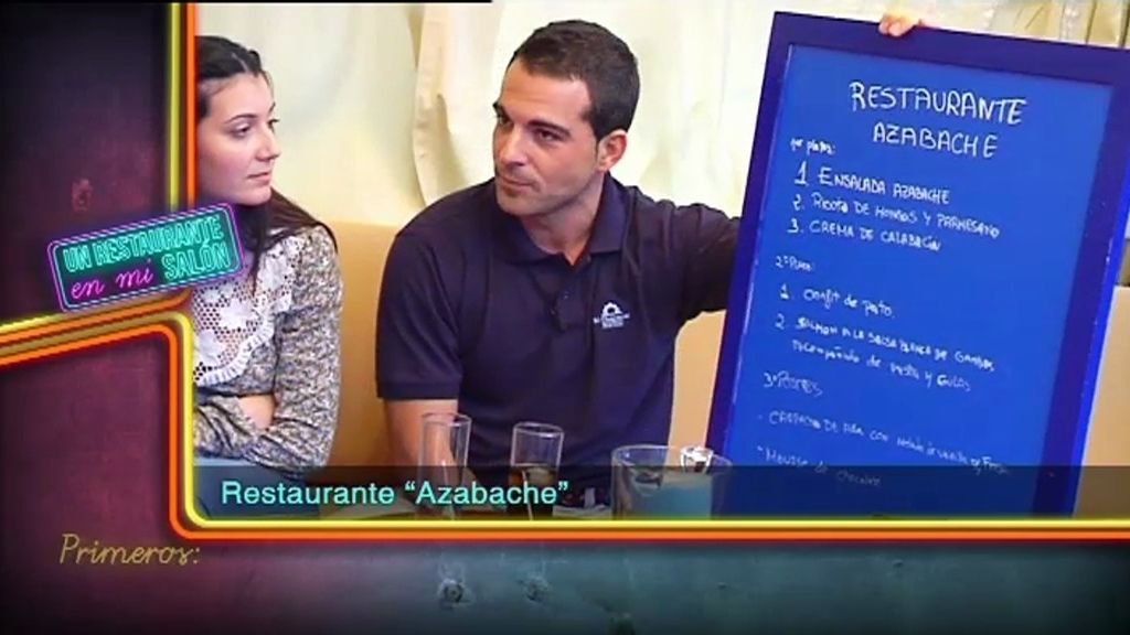 El menú del restaurante 'Azabache'