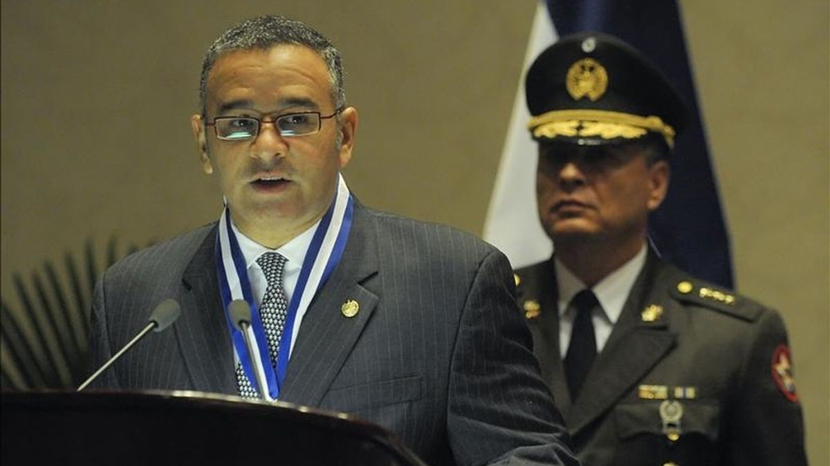 El presidente de El Salvador, Mauricio Funes (i). EFE/Archivo