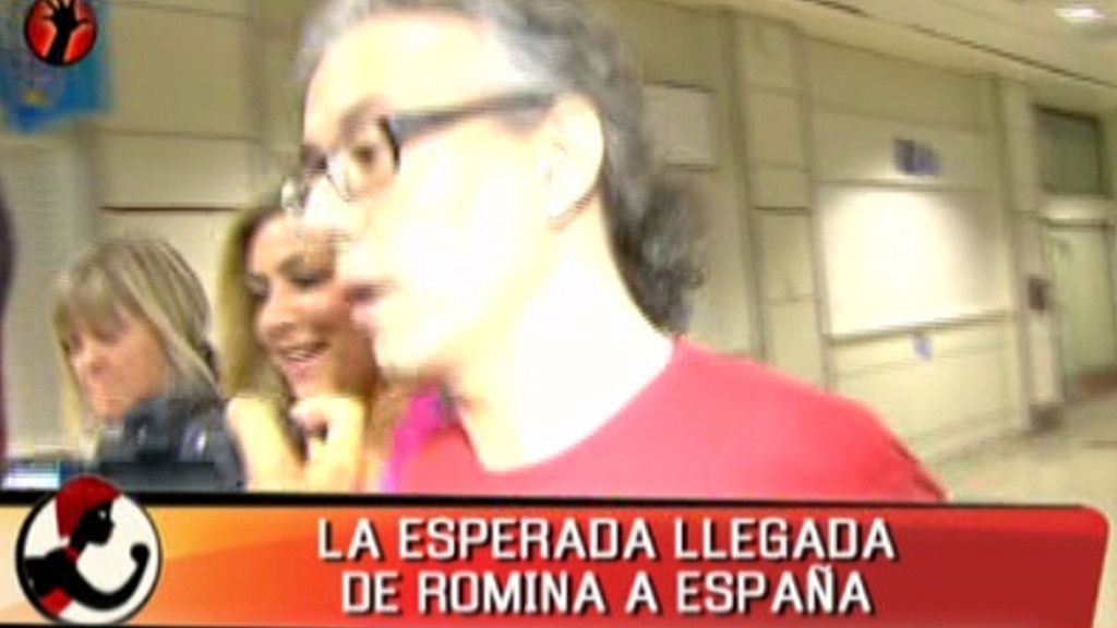 La tensa llegada de Romina Power a España