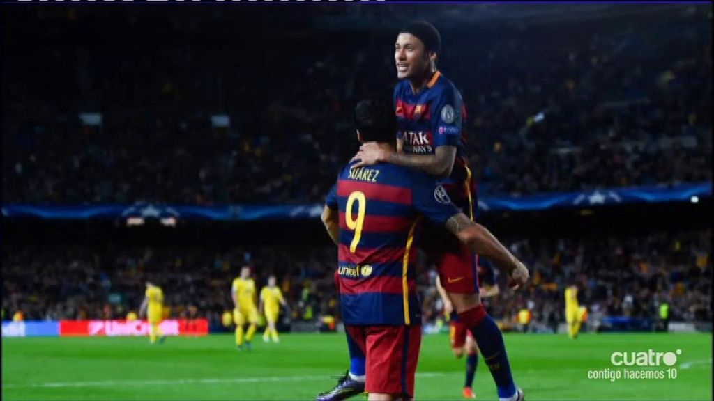 Neymar y Luis Suárez monopolizan el juego blaugrana