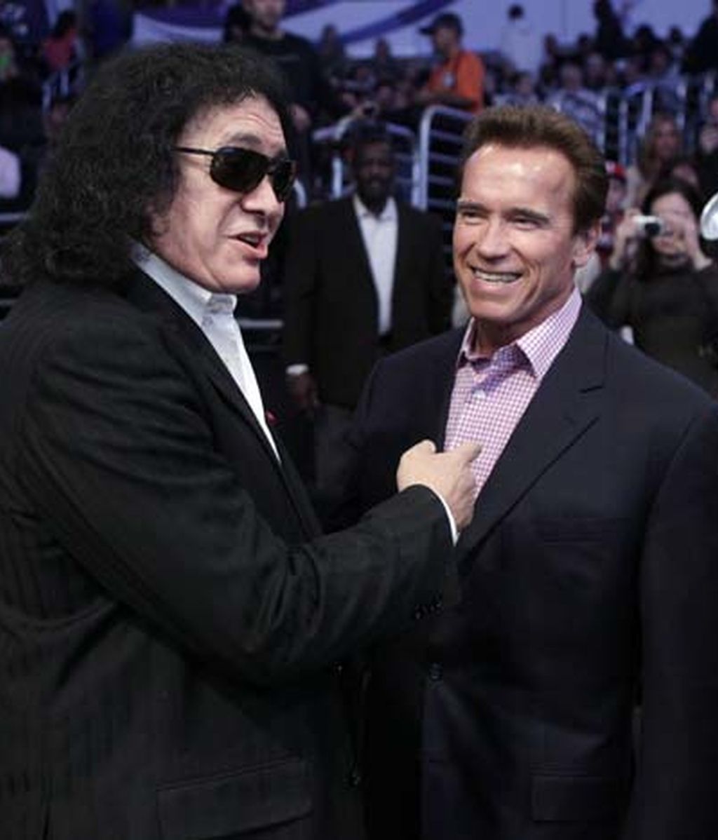 Gene Simmons, de Kiss, y Arnold Schwarzenegger tampoco se lo perdieron
