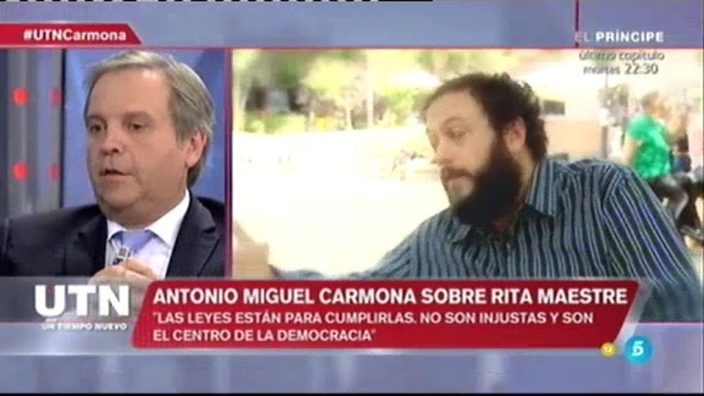 Antonio Miguel Carmona: "Le pedí a Carmena que cesara a Zapata y lo cesó"
