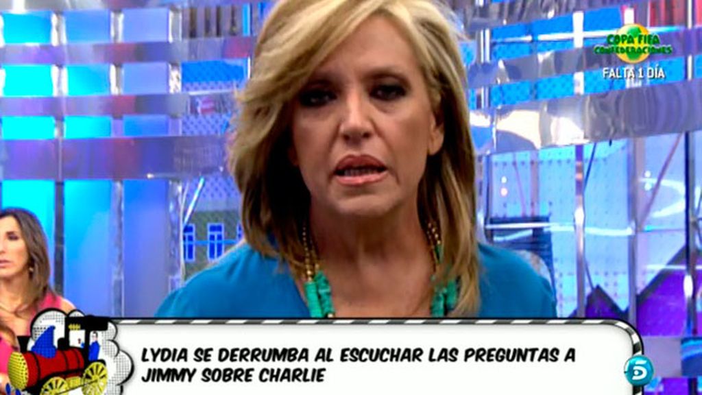 Lydia se derrumba al escuchar las preguntas a Jimmy sobre Charlie