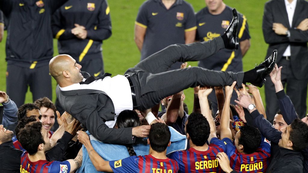 Emotiva despedia de Pep Guardiola