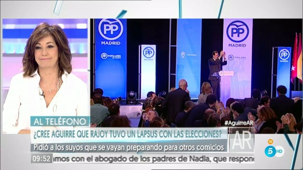 Aguirre: "Las comisiones de investigación tienen que ser sobre algo concreto"
