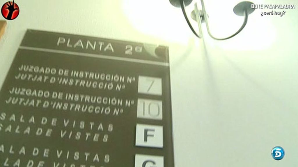 El interior de los juzgados