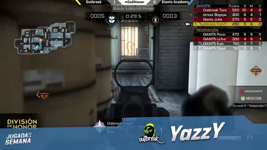'Yazzy' se marca el que es último jugadón de Call of Duty: Ghosts en la LVP