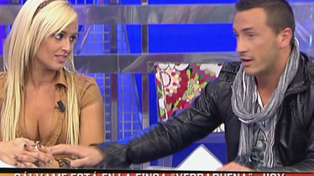 Chari y Rubén discuten en 'Sálvame'