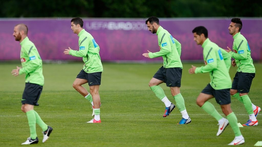 Portugal se entrena pensado en La Roja