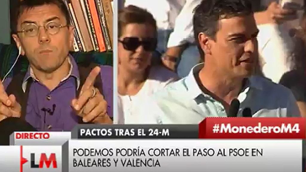 Juan Carlos Monedero: “Cuando Podemos empieza a juntarse con el PSOE, el riesgo del abrazo del oso está ahí"