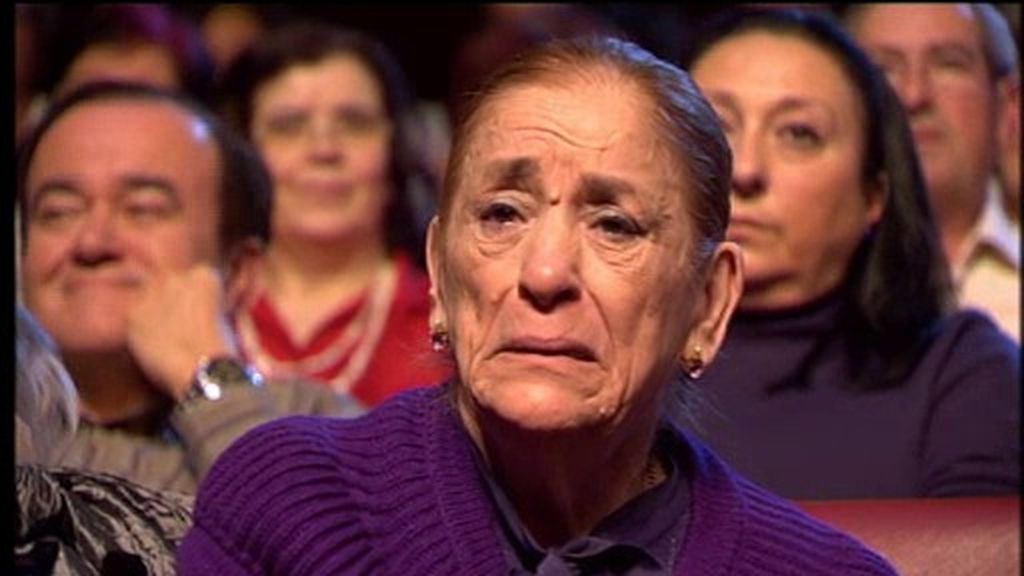 Una madre emocionada