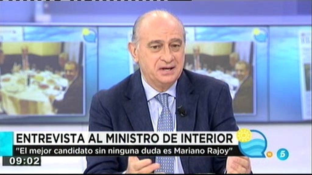 Fernández Díaz: "El mejor candidato sin ninguna duda a las elecciones es Rajoy"