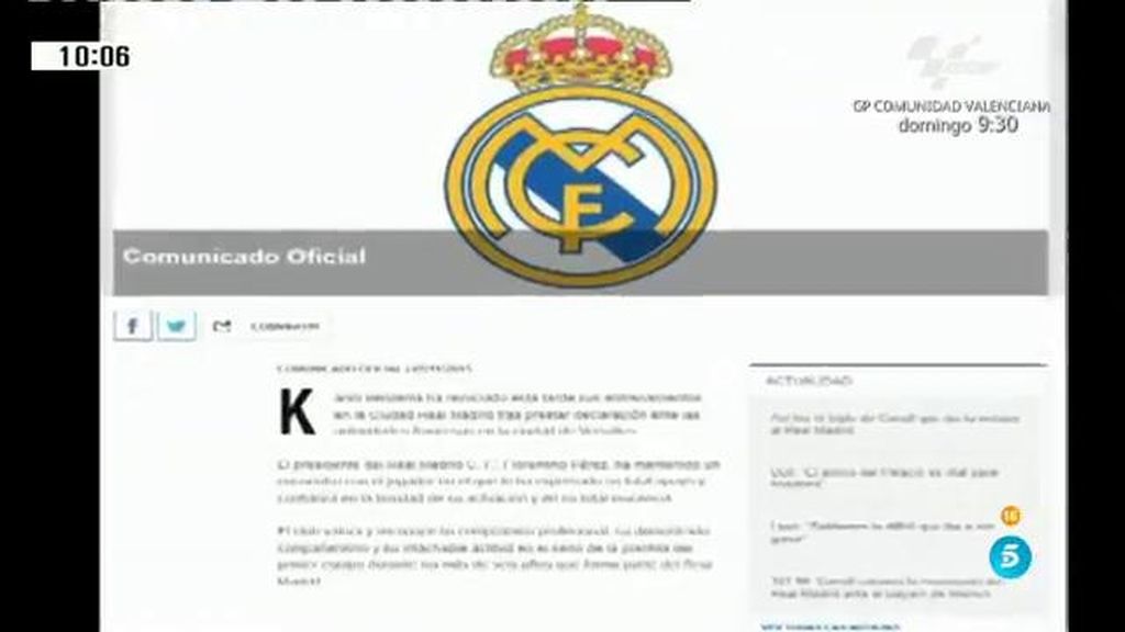 El Real Madrid defiende y apoya a Benzema