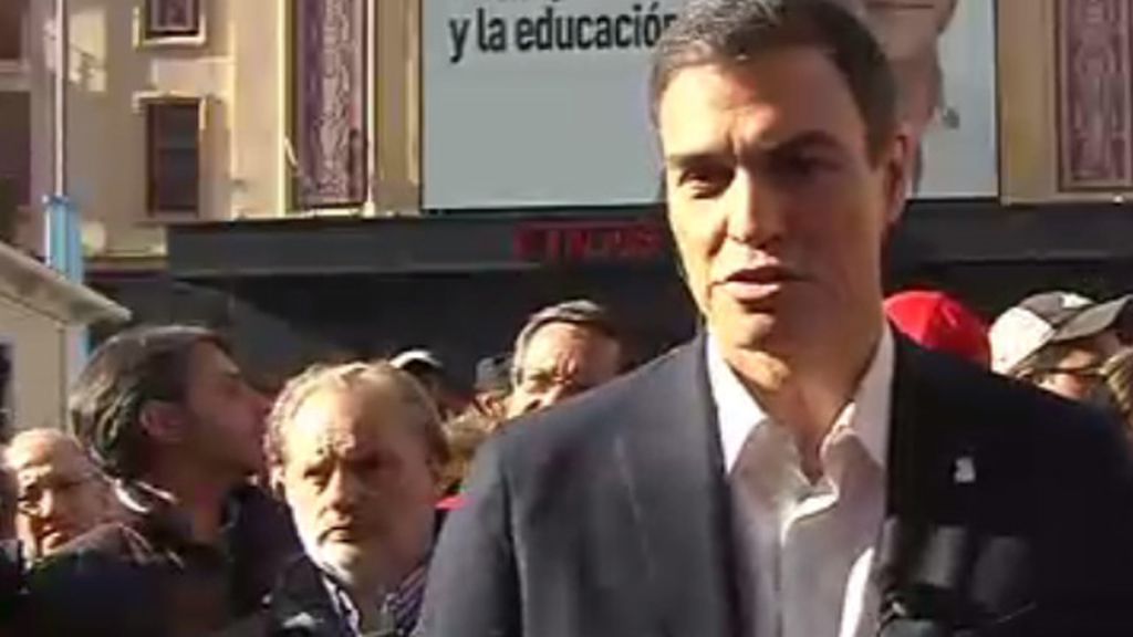 Pedro Sánchez: "Es evidente que Podemos da por perdida estas elecciones"