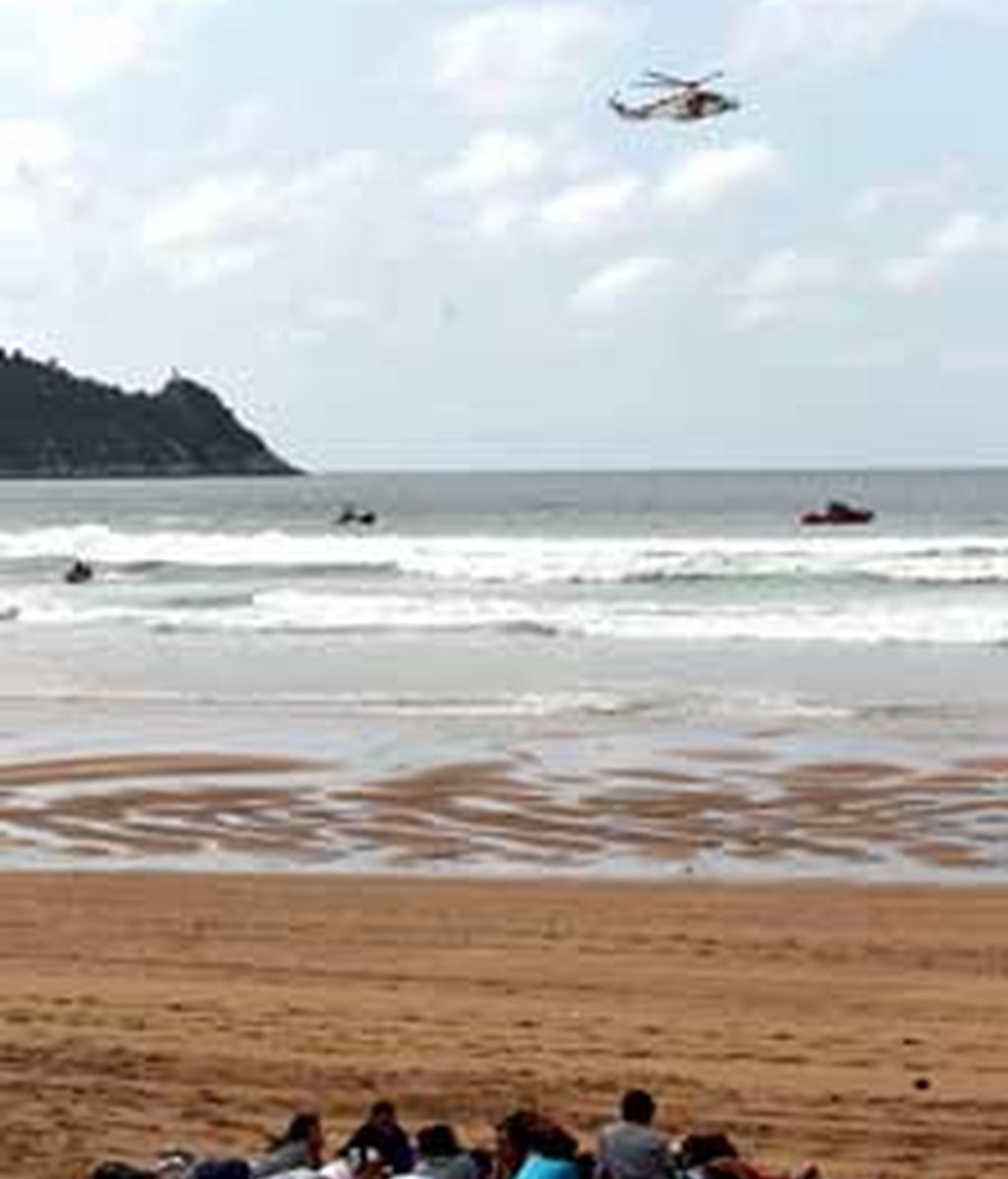 Playa de Zarautz (Gipuzkoa) FOTO: EFE