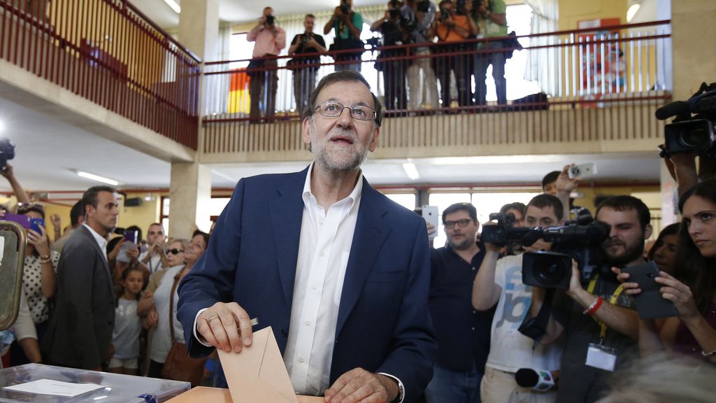 Rajoy, tras votar: "España será lo que los españoles quieren que sea"