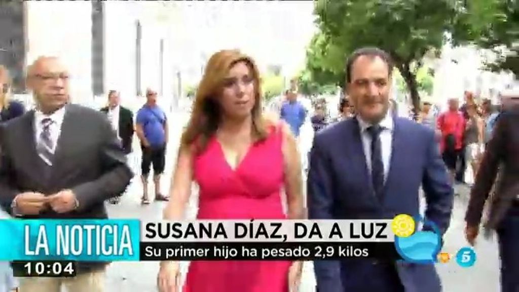 Susana Díaz da a luz a su primer hijo