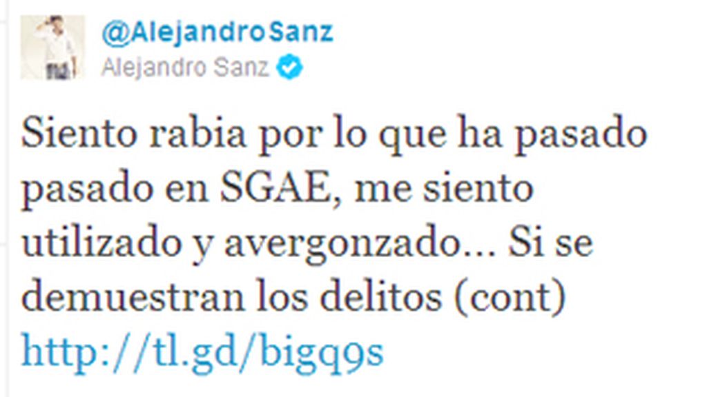 Sanz ha reconocido que "el canon debe ser revisado sin duda, pero tambien la criminalización indiscriminada y sin fundamento de los socios de SGAE". Sanz ha reconocido que "el canon debe ser revisado sin duda, pero tambien la criminalización indiscriminada y sin fundamento de los socios de SGAE".