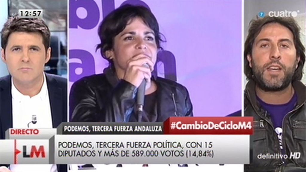 Jesús Rodríguez (Podemos): "Si alguien impulsa rescatar a la gente, apoyaríamos esas medidas"