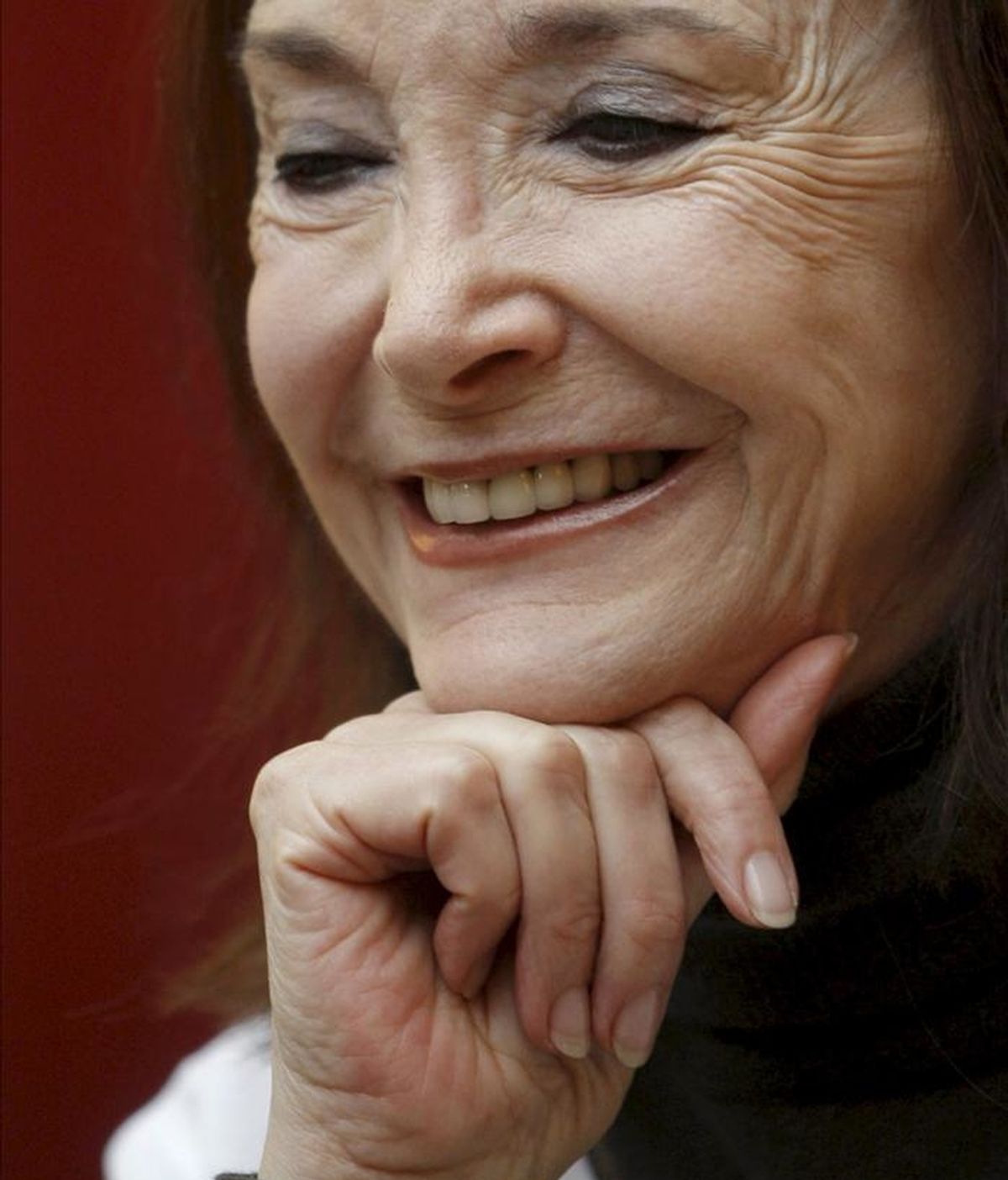 La actriz Nuria Espert, durante la rueda de prensa que ofreció hoy en Oviedo, donde representa la obra "La violación de Lucrecia", de William Shakespeare. EFE La actriz Nuria Espert, durante la rueda de prensa que ofreció hoy en Oviedo, donde representa la obra "La violación de Lucrecia", de William Shakespeare. EFE