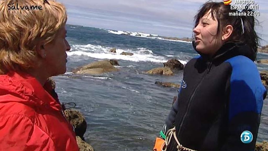 La periodista ha trabajado durante tres días con pescadores y mariscadoras