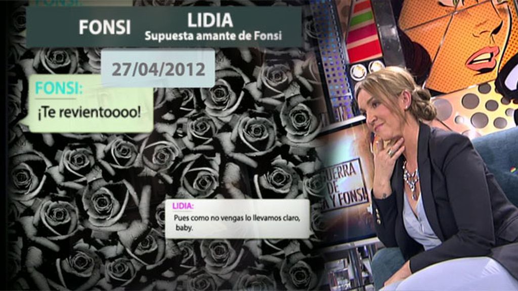 Lidia, supuesta amante de Fonsi Nieto, en el ‘Deluxe’: “ No sabía que estaba con Alba Carrillo”